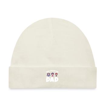 Puppensammler Papa Puppen Sammeln - Baby Premium Organic Mütze - Naturweiß - Vorne