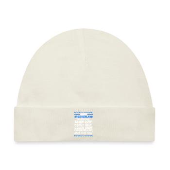 Griechen Grieche Griechenland - Baby Premium Organic Mütze - Naturweiß - Vorne