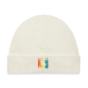 aussie retro design aussie Geschenk - Baby Premium Organic Mütze - Naturweiß - Vorne