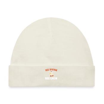 Eistauchen Boo Crew Halloween - Baby Premium Organic Mütze - Naturweiß - Vorne