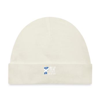 Schottischer Stolz Schottische Flagge Gewachsen - Baby Premium Organic Mütze - Naturweiß - Vorne