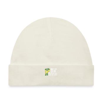 Jamaikanischer Stolz Jamaikanische Flagge - Baby Premium Organic Mütze - Naturweiß - Vorne