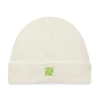 Hacker Coder Computerfreak Nerd Hacking Geschenk - Baby Premium Organic Mütze - Naturweiß - Vorne