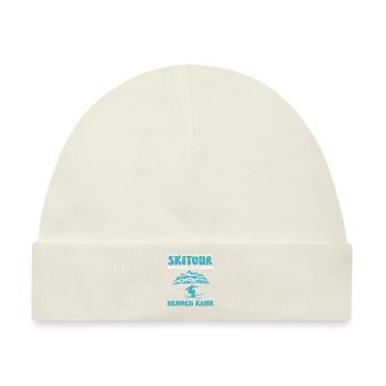 Skitour Weil den Lift Jeder Nehmen Kann - Baby Premium Organic Mütze - Naturweiß - Vorne