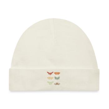 Motte Retro Vintage Motten - Baby Premium Organic Mütze - Naturweiß - Vorne