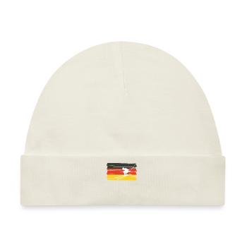 Deutschland Skifahrer Shirt Skifahren Skipiste - Baby Premium Organic Mütze - Naturweiß - Vorne