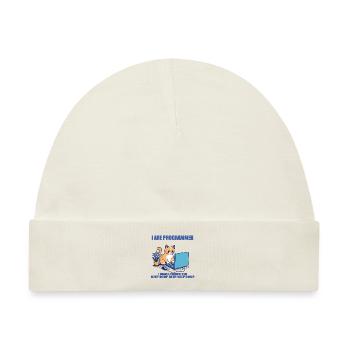 Ich bin Programmierer - Baby Premium Organic Mütze - Naturweiß - Vorne
