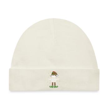 Der Notarzt Elf - Familien Weihnachtsoutfit - Baby Premium Organic Mütze - Naturweiß - Vorne