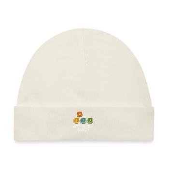 Gamer Dinge die mich Bewegen Spielekonsole - Baby Premium Organic Mütze - Naturweiß - Vorne