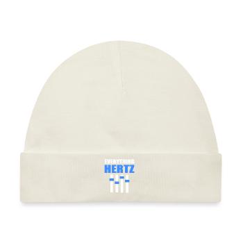 Everything Hertz Toningenieur - Baby Premium Organic Mütze - Naturweiß - Vorne