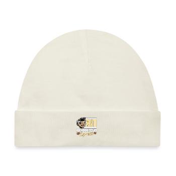 Espresso Anti Depresso Espresso Coffeeshop Latte - Baby Premium Organic Mütze - Naturweiß - Vorne