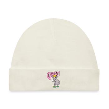 Graffiti Katze - Baby Premium Organic Mütze - Naturweiß - Vorne