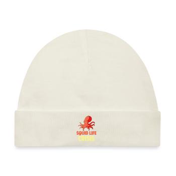Squid Life Crisis Meerestierpfleger Aquarianer - Baby Premium Organic Mütze - Naturweiß - Vorne