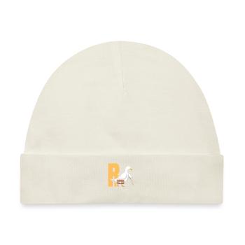 Rente R Ente Rentner Lustiges Geschenk Ruhestand - Baby Premium Organic Mütze - Naturweiß - Vorne