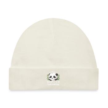 Entspannung mit Pandapower - Baby Premium Organic Mütze - Naturweiß - Vorne
