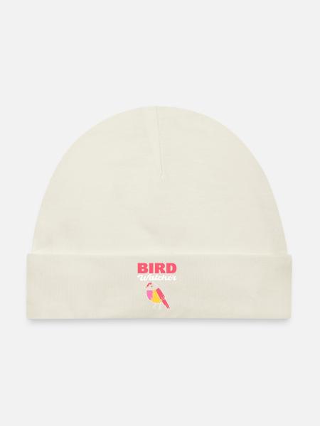 Bird Watcher Vogelbegeisterte - Baby Premium Organic Mütze - Naturweiß