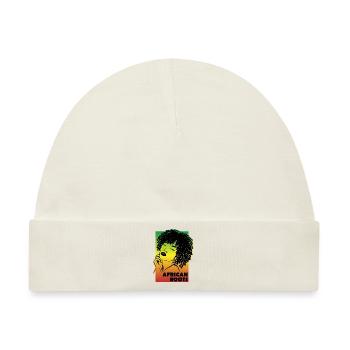 Kulturelles Erbe African Roots - Baby Premium Organic Mütze - Naturweiß - Vorne