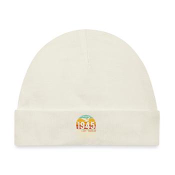 1945 - Ein zeitloses Meisterwerk - Baby Premium Organic Mütze - Naturweiß - Vorne