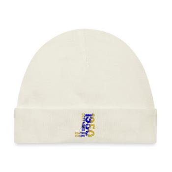 1950 Dezember Limited Edition 73. Geburtstag Deko - Baby Premium Organic Mütze - Naturweiß - Vorne