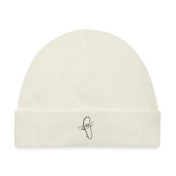 Funny Skateboarding Funny Skateboard - Baby Premium Organic Mütze - Naturweiß - Vorne