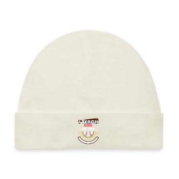 Ich bringe Kindern das Schlagen und Stehlen bei - - Baby Premium Organic Mütze - Naturweiß - Vorne