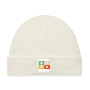 Binokel Pinochle - Baby Premium Organic Mütze - Naturweiß - Vorne