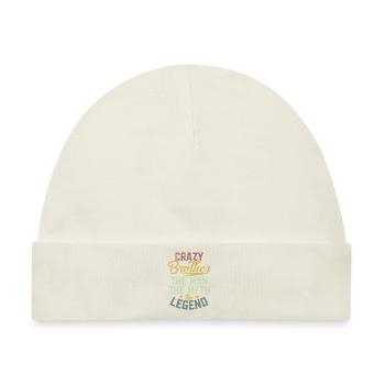 Brother Gifts - Baby Premium Organic Mütze - Naturweiß - Vorne