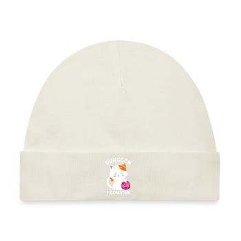 Dungeon Meowster - Baby Premium Organic Mütze - Naturweiß - Vorne