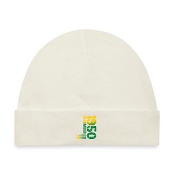 1950 Dezember Limited Edition 73. Geburtstag Deko - Baby Premium Organic Mütze - Naturweiß - Vorne