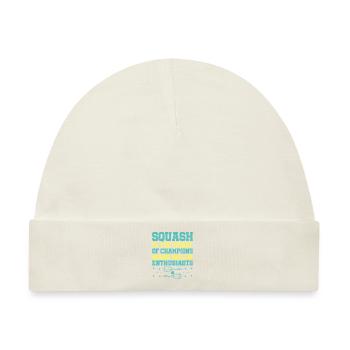 Squashspieler Squash-Tennisspieler Raquetball-Spor - Baby Premium Organic Mütze - Naturweiß - Vorne