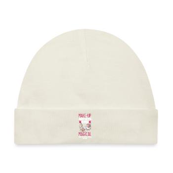 Lustiges Make Up Artist Maskenbildner Geschenk - Baby Premium Organic Mütze - Naturweiß - Vorne