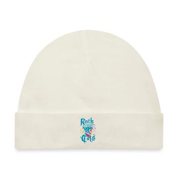 Katzen rocken - Baby Premium Organic Mütze - Naturweiß - Vorne