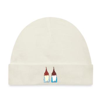 wichtel zwerge - Baby Premium Organic Mütze - Naturweiß - Vorne
