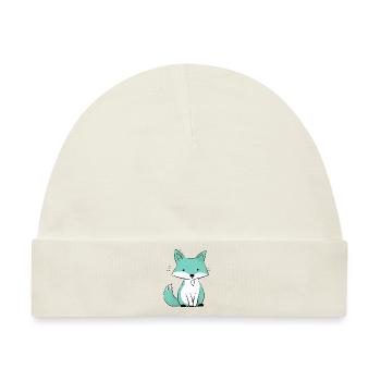 Zozo, der kleine Fuchs - Baby Premium Organic Mütze - Naturweiß - Vorne