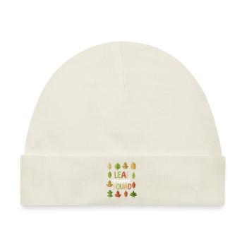 Leaf Peeping Squad Autumn Leaf Peeper - Baby Premium Organic Mütze - Naturweiß - Vorne