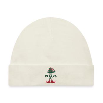 Der Noa Elf Pyjama für lustige Weihnachtsfeiertage - Baby Premium Organic Mütze - Naturweiß - Vorne