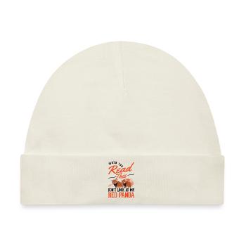 Roter Panda Geschenk Red Panda - Baby Premium Organic Mütze - Naturweiß - Vorne