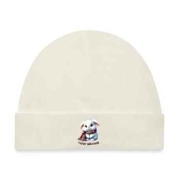 Süßes Häschen - Baby - Baby Premium Organic Mütze - Naturweiß - Vorne
