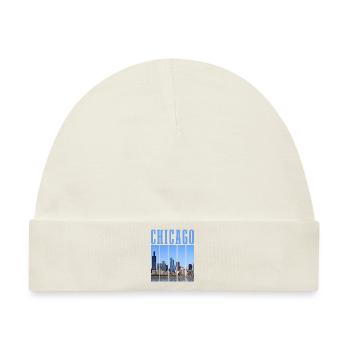 Chicago, Illinois - Baby Premium Organic Mütze - Naturweiß - Vorne