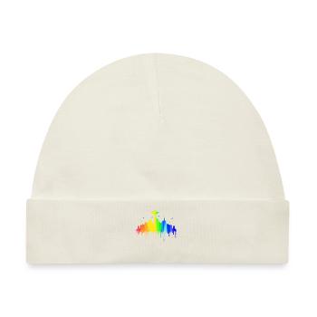 Seattle Washington Souvenir Geschenk - Baby Premium Organic Mütze - Naturweiß - Vorne
