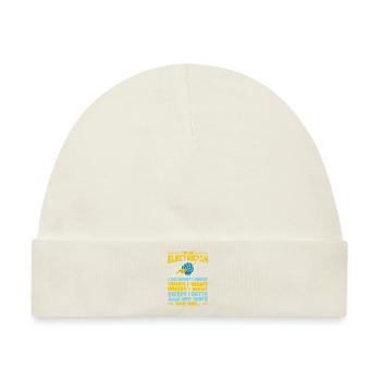 Elektriker Elektroniker - Baby Premium Organic Mütze - Naturweiß - Vorne