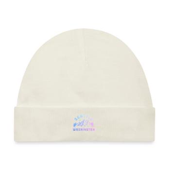 Seattle Washington Souvenir Geschenk - Baby Premium Organic Mütze - Naturweiß - Vorne