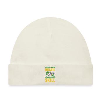 Capoeira Capoeirista - Baby Premium Organic Mütze - Naturweiß - Vorne