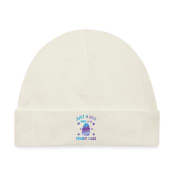 Lustige Prärie -Hundeliebhaber Lustiger Nagetier - Baby Premium Organic Mütze - Naturweiß - Vorne