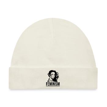 FEMINISM - Baby Premium Organic Mütze - Naturweiß - Vorne