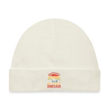 Brachiosaurus Dinosaurier Geschenk - Baby Premium Organic Mütze - Naturweiß - Vorne