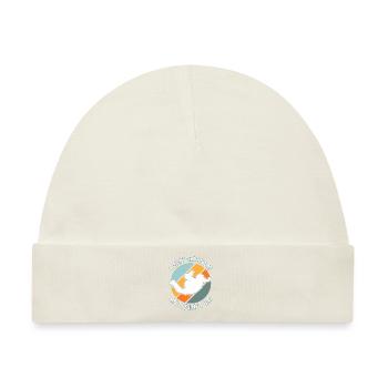 Fallschirmspringen Fallschirmspringer - Baby Premium Organic Mütze - Naturweiß - Vorne