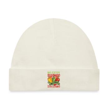 Ich Schwitze Nicht Meine Poren Weinen - Chili Koch - Baby Premium Organic Mütze - Naturweiß - Vorne