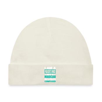 Fallschirm-Rigger - Baby Premium Organic Mütze - Naturweiß - Vorne