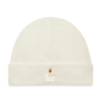 Die Kaffeepause Zeit Für Sie Cafecito Espresso - Baby Premium Organic Mütze - Naturweiß - Vorne